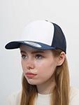 Бейсболка FLEXFIT арт. 6606CF (темно-синий / белый)